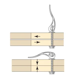 Lee Valley Cam Clamp Mechanism (1/4-20 Thread)