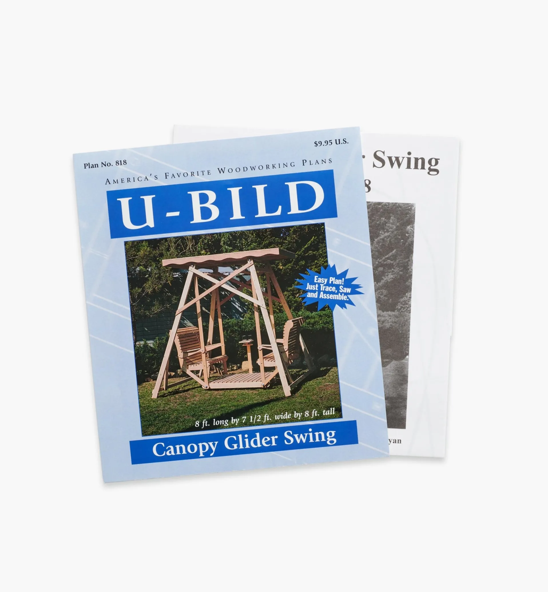 Lee Valley Canopy Glider Swing Plan