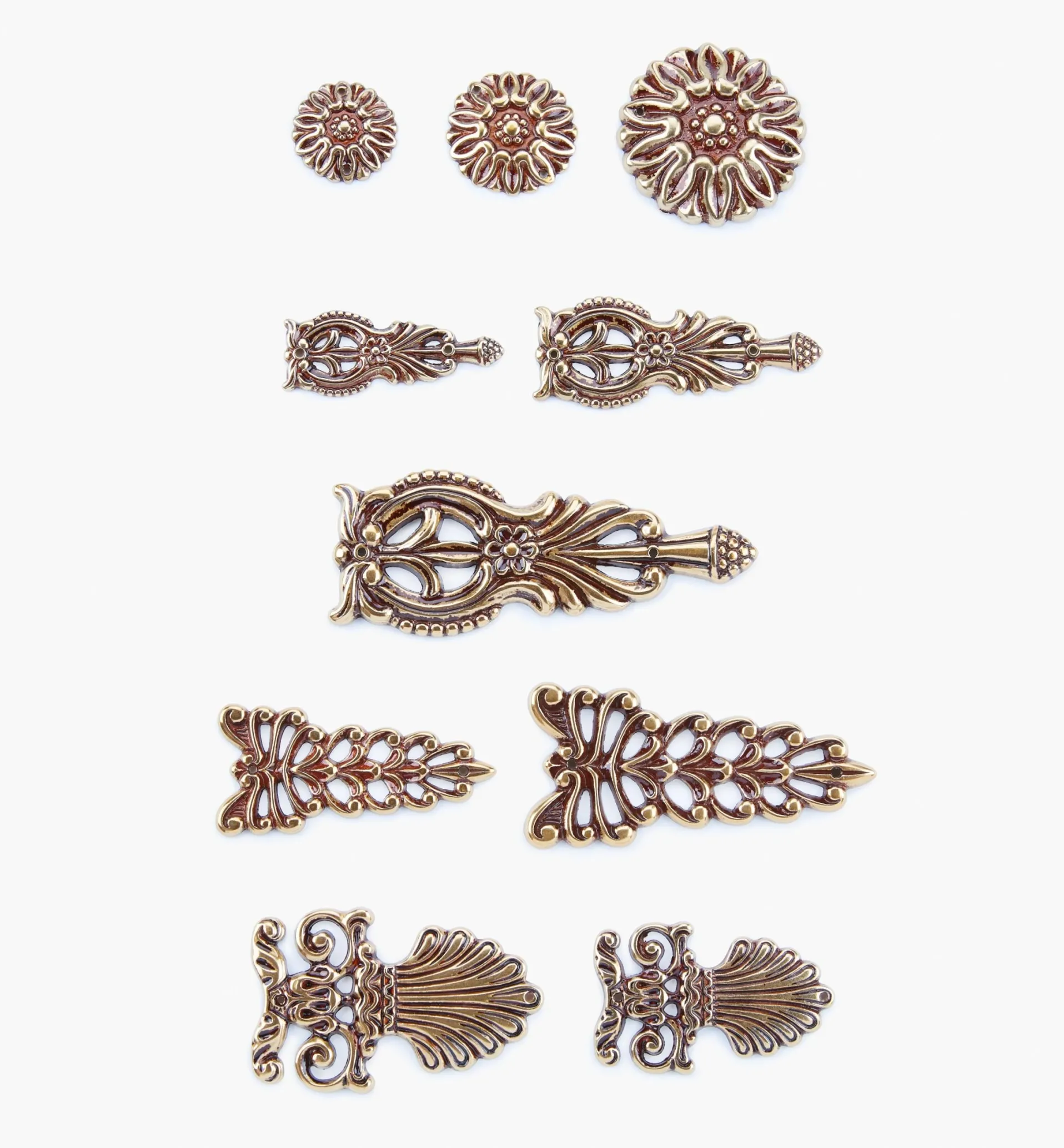 Lee Valley Cast Brass Appliqué Accents