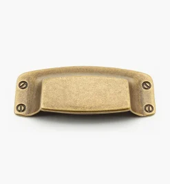 Lee Valley Cast Brass Shell Pulls