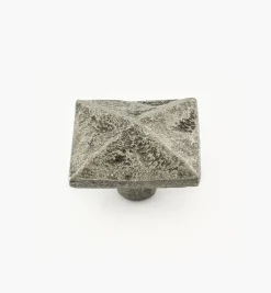 Lee Valley Cast Pewter Square Knob