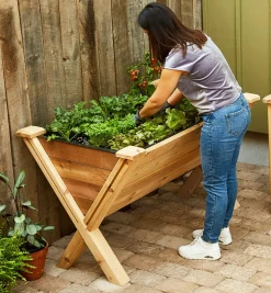 Lee Valley Cedar Wedge Planter