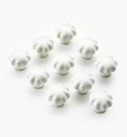 Lee Valley Ceramic Embossed Shell Knobs