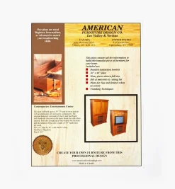 Lee Valley Contemporary Entertainment Center Plan