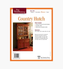 Lee Valley Country Hutch Plan