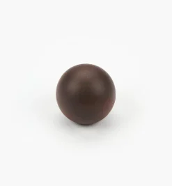 Lee Valley Dark Rust Brass Knob