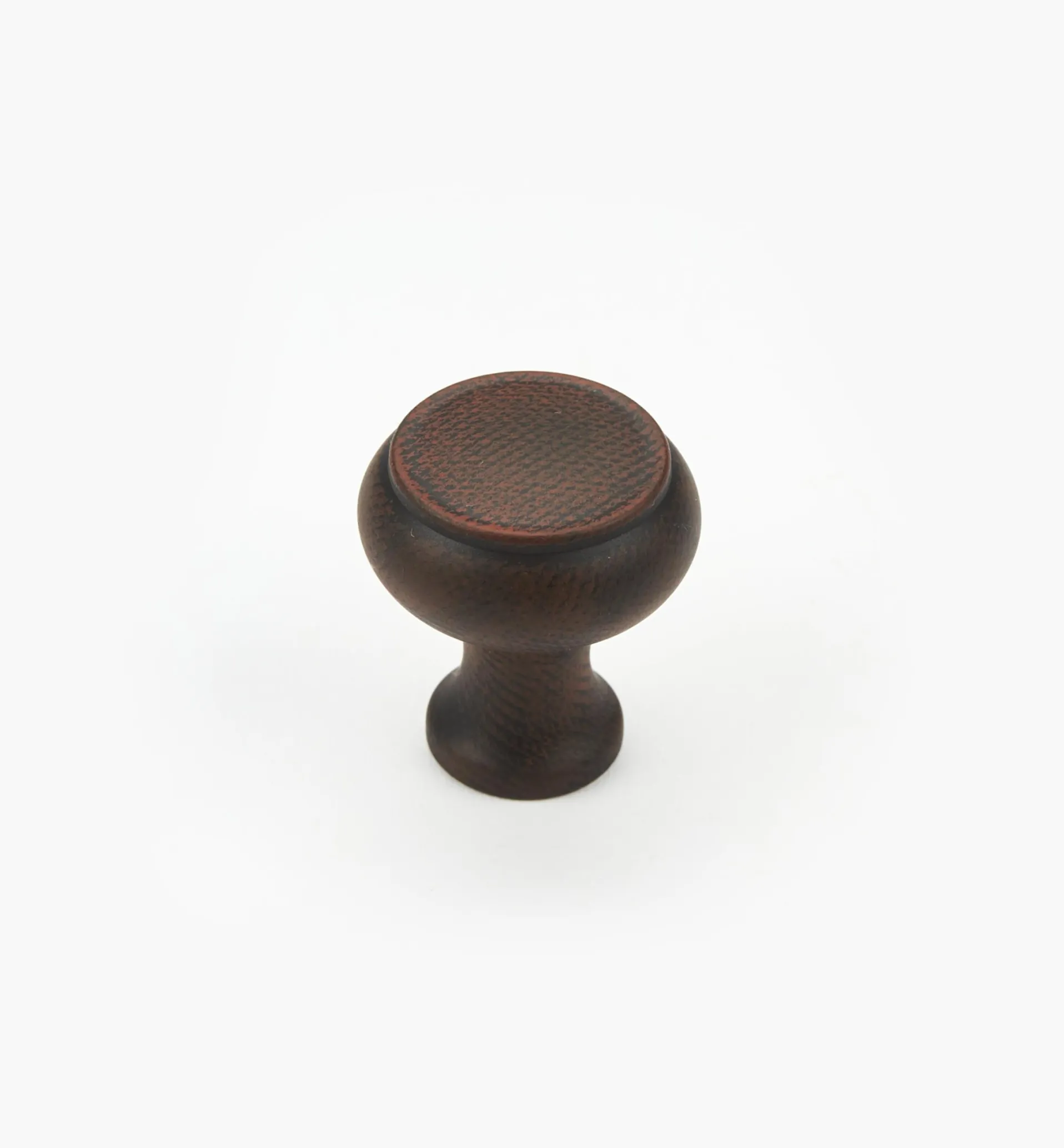 Lee Valley Dark Rust Patterned Knob