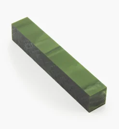 Lee Valley Deep Green Acrylic Acetate Pen Blank