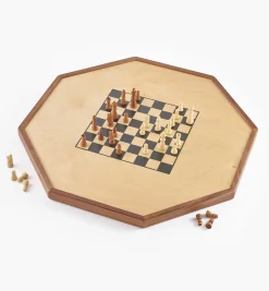 Lee Valley Deluxe Crokinole, Checker & Chess Board