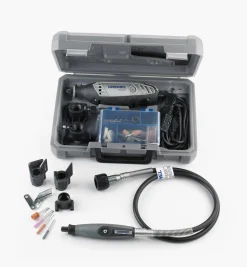 Lee Valley Dremel 3000-2/28 Rotary Tool Kit Bonus 36" Flex Shaft & Sharpening Attachment Kit