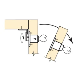 Lee Valley Drop-Flap Lock