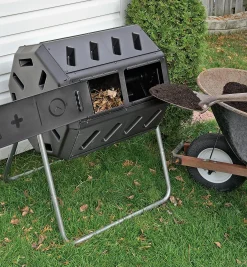 Lee Valley Dual-Batch Rolling Composter