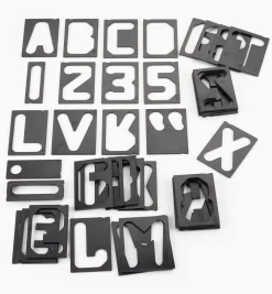Lee Valley Extra Letter Sets For Router Letter Template Set