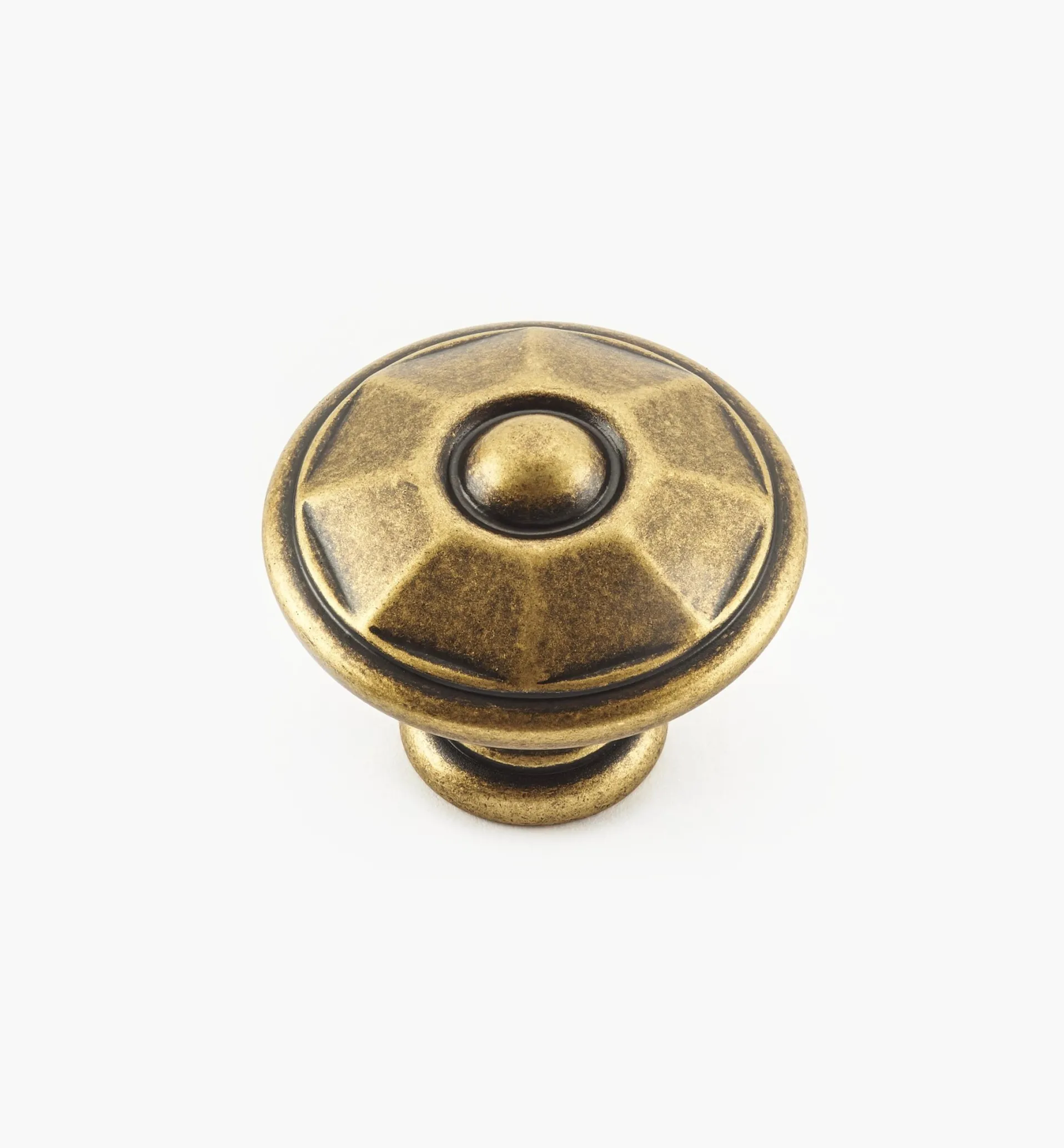 Lee Valley Faceted Brass Knobs