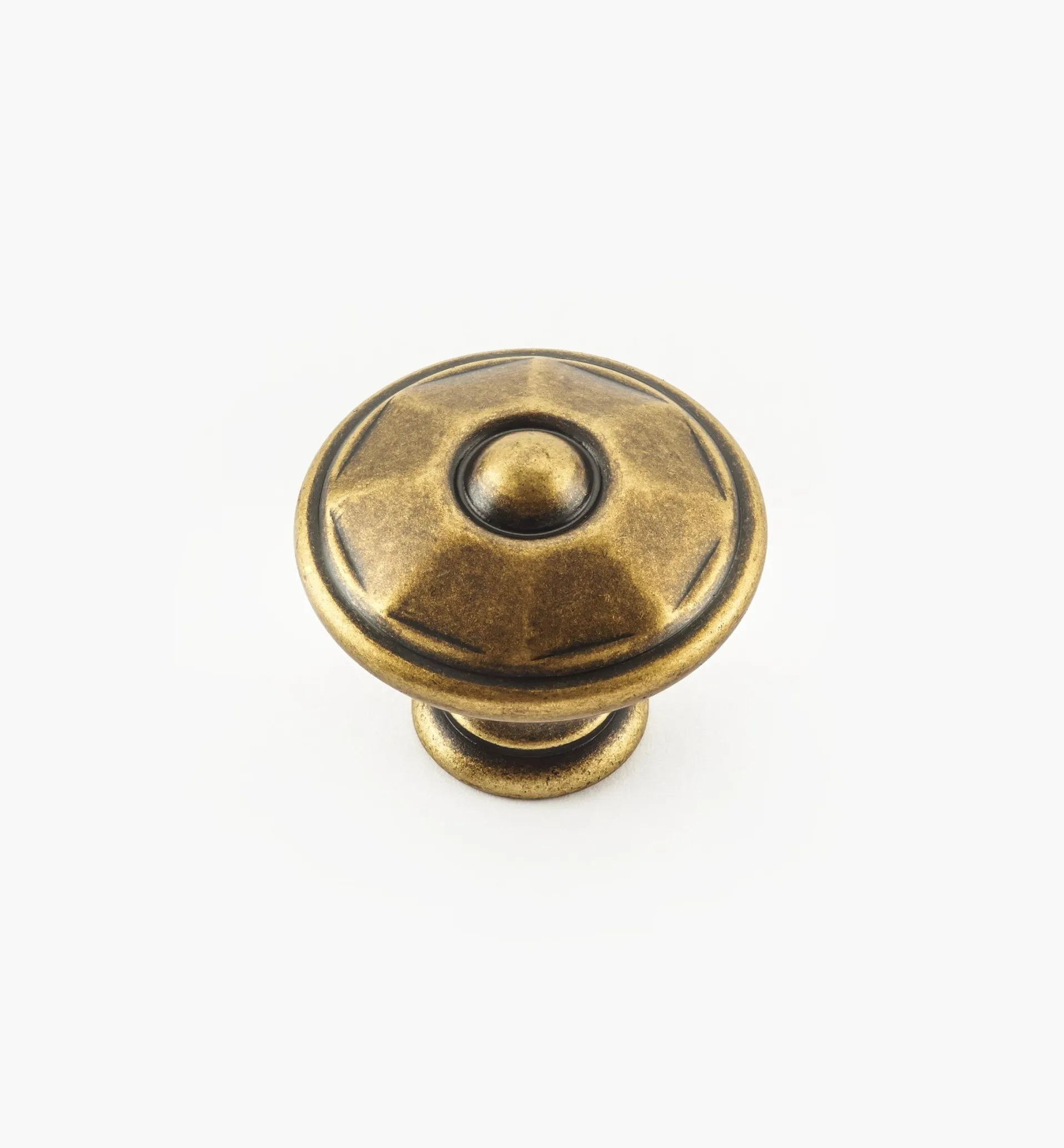 Lee Valley Faceted Brass Knobs