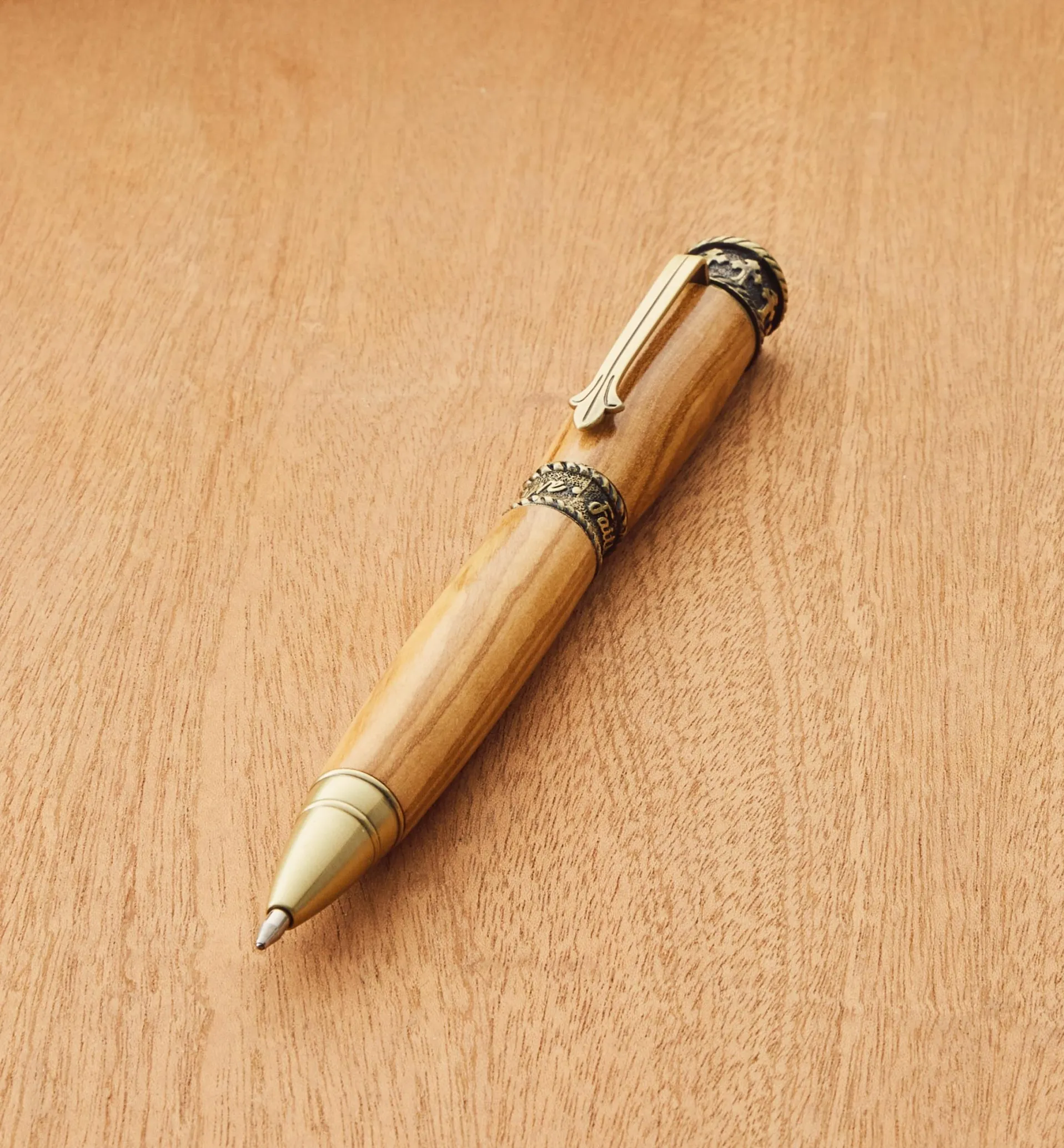 Lee Valley Faith Hope Love Ballpoint Twist Pen Hardware