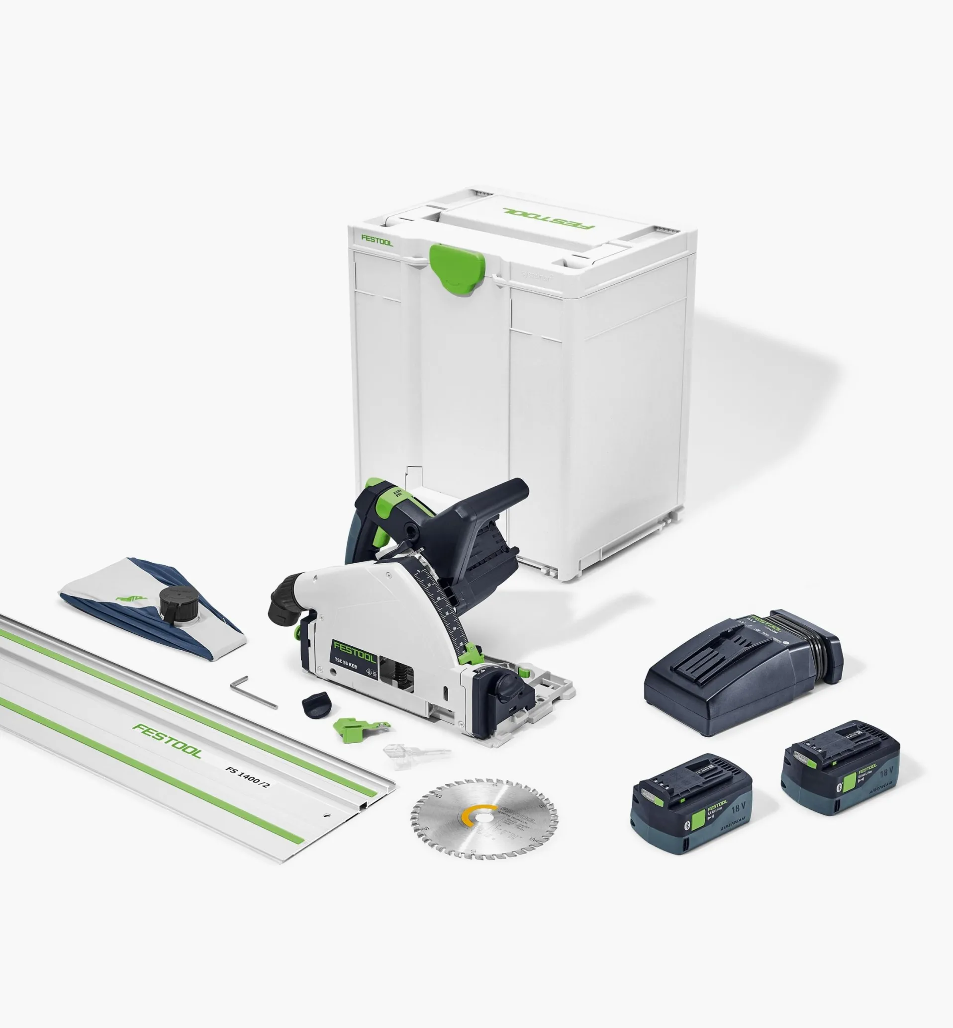Lee Valley Festool Cordless Track Saw TSC 55 KEBI-F-Set-FS