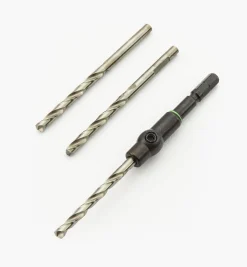 Lee Valley Festool Metric Centrotec HSS Spiral Drill Bits