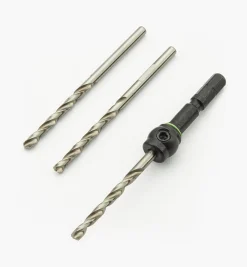 Lee Valley Festool Metric Centrotec HSS Spiral Drill Bits