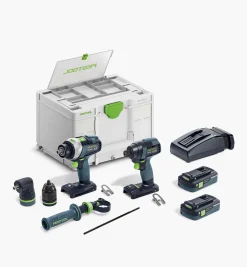 Lee Valley Festool TID 18 Impact Driver & TPC 18/4 Hammer Drill Set