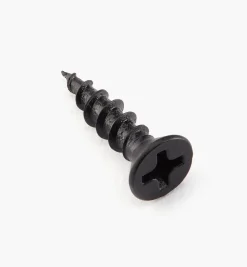 Lee Valley Flat-Head Black Steel Screws