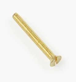 Lee Valley Flat-Head Slot Brass Machine Screws