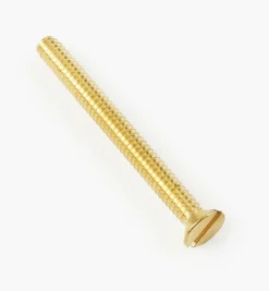 Lee Valley Flat-Head Slot Brass Machine Screws