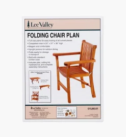 Lee Valley Folding Chair Plan