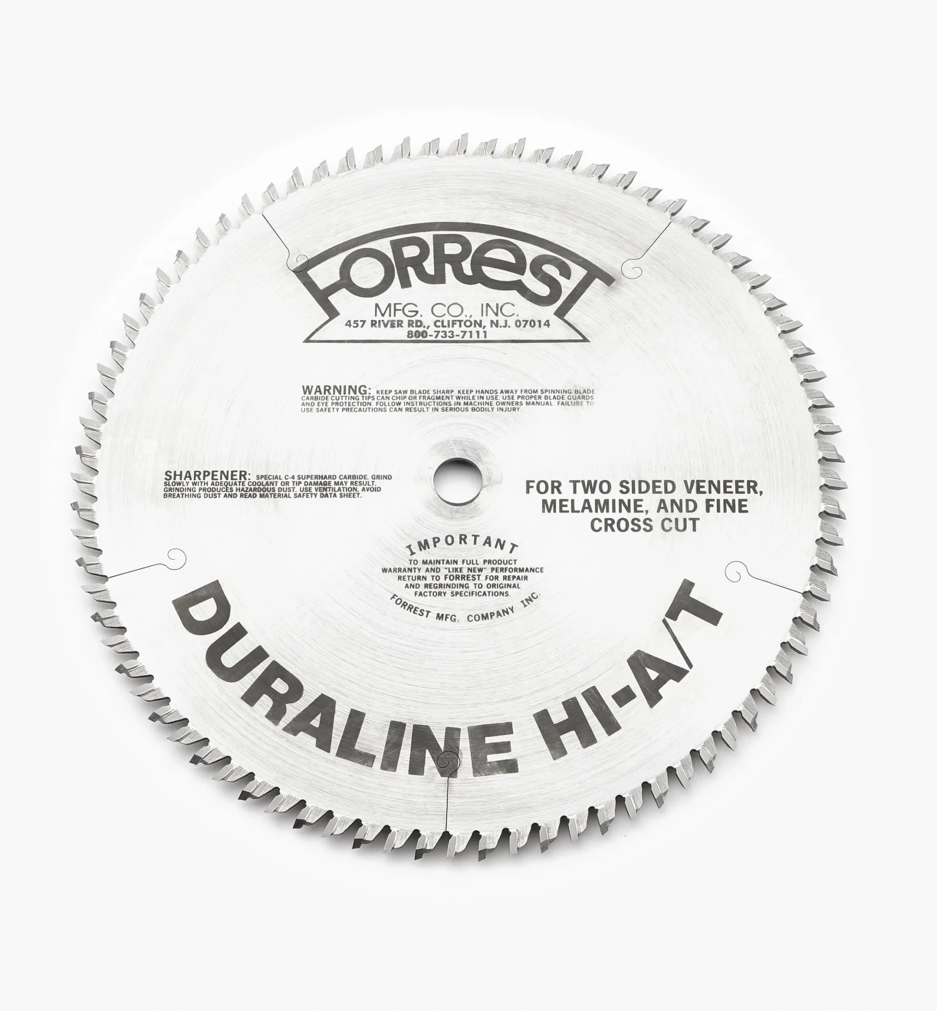 Lee Valley Forrest Duraline HI-A/T Saw Blades
