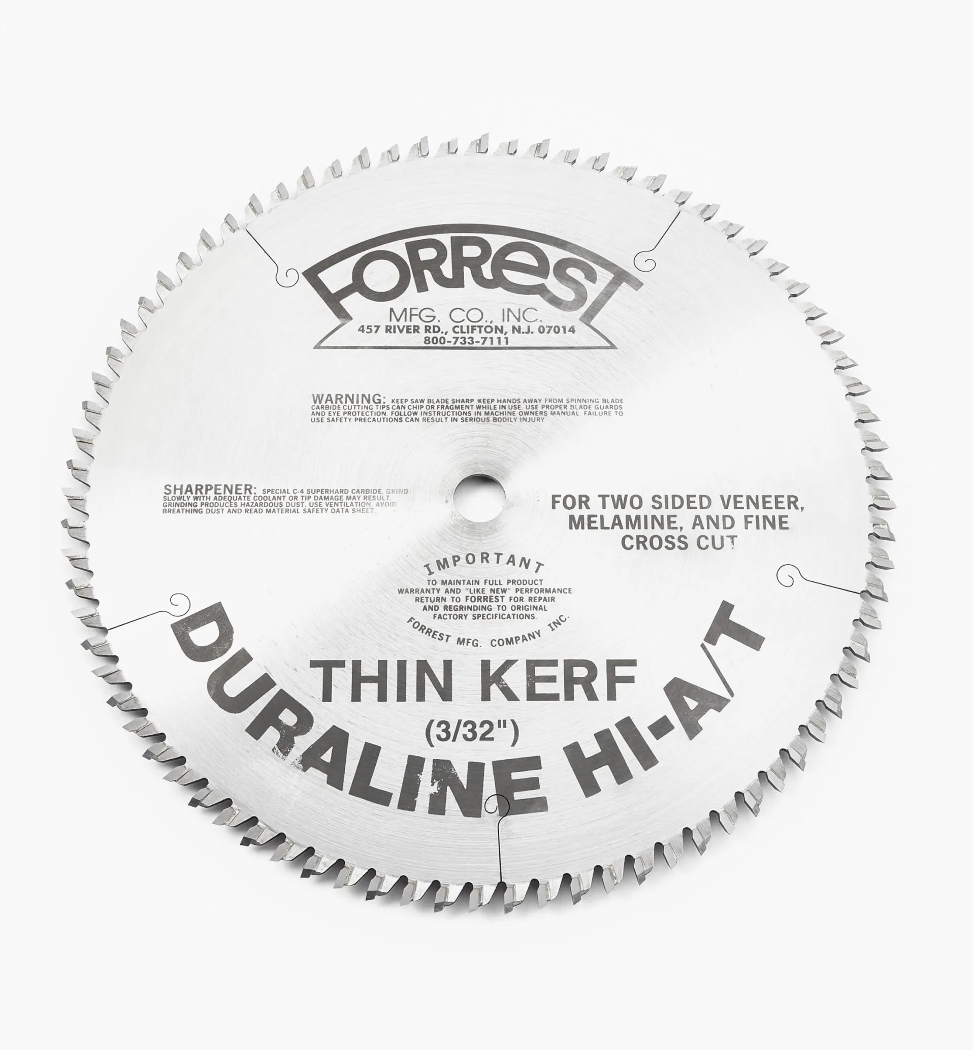 Lee Valley Forrest Duraline HI-A/T Saw Blades