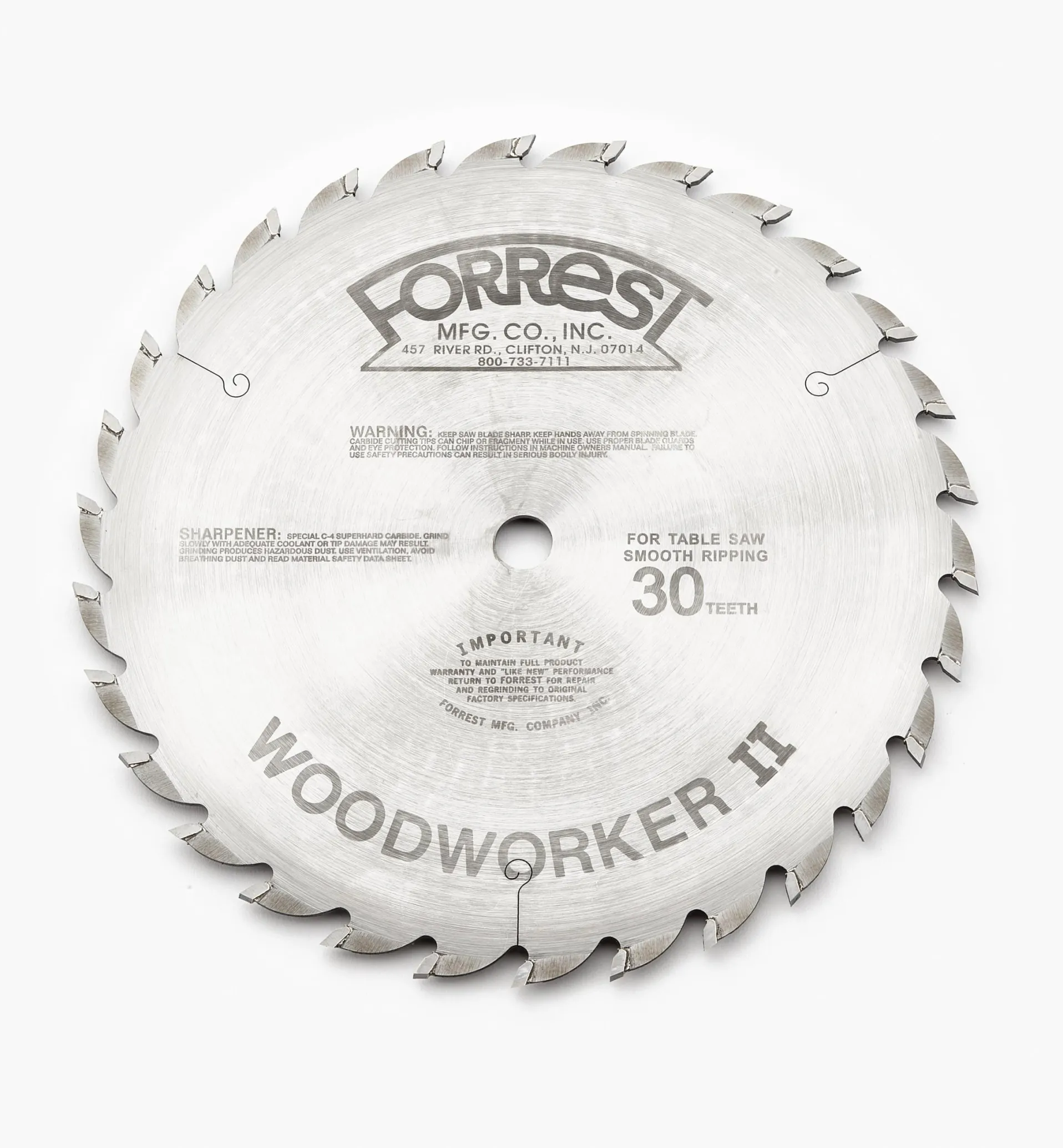 Lee Valley Forrest Woodworker Blades