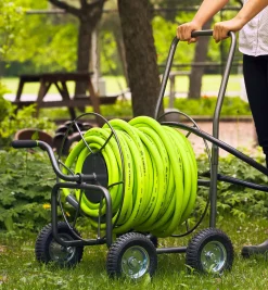 Lee Valley Four-Wheel Hose Cart