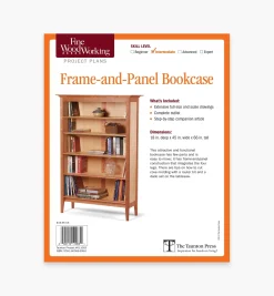 Lee Valley Frame-and-Panel Bookcase Plan