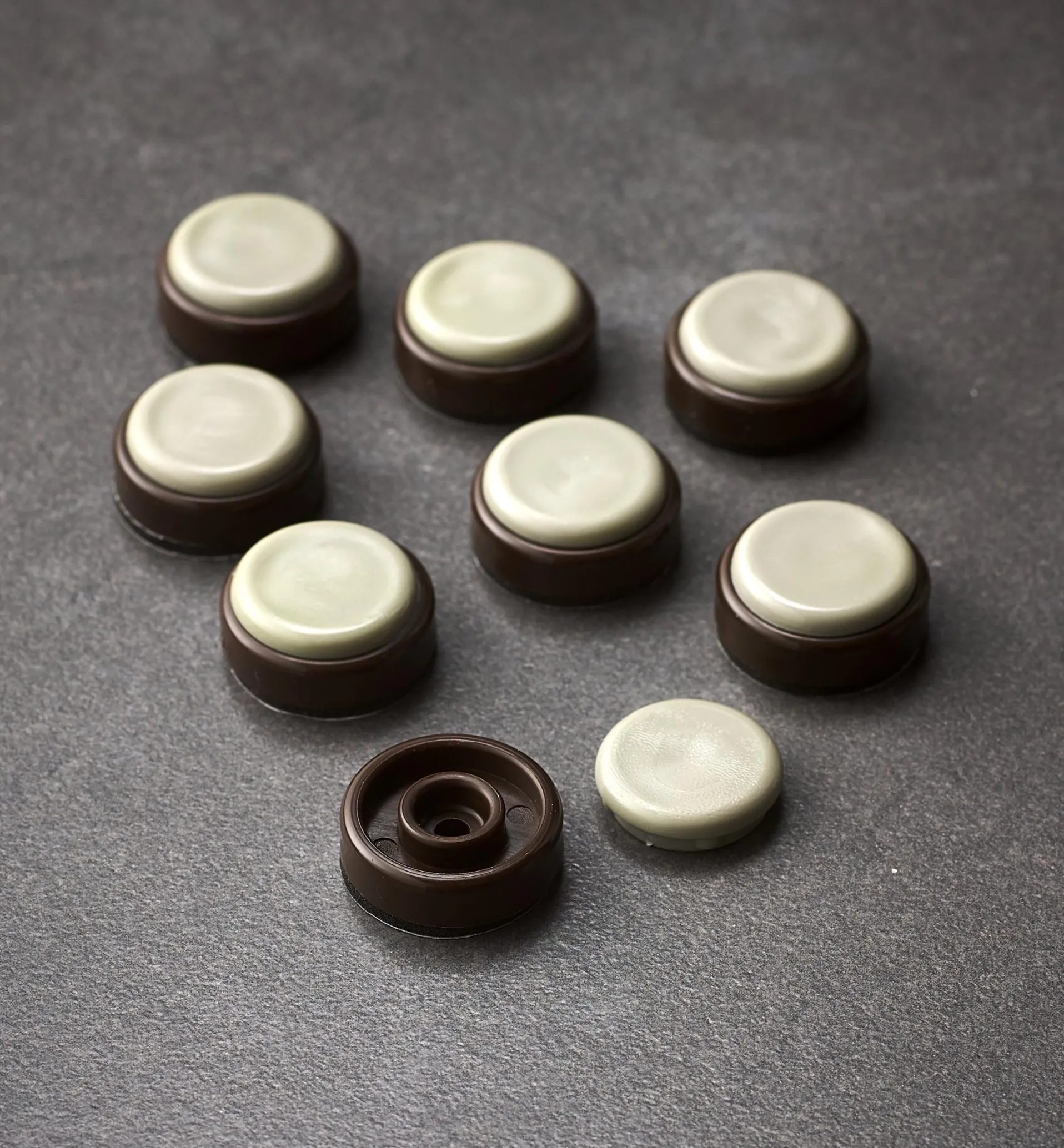 Lee Valley Furniture Sliders, Chocolate Color