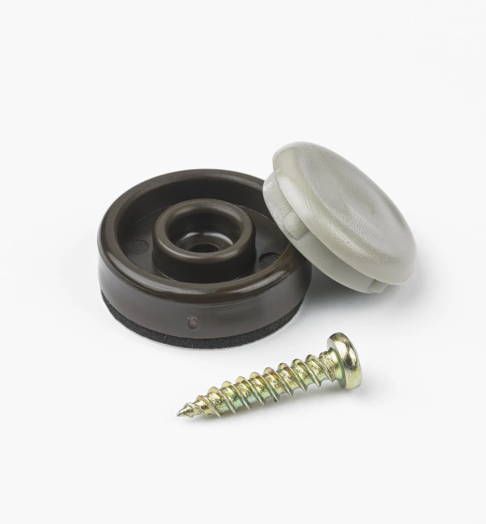 Lee Valley Furniture Sliders, Chocolate Color