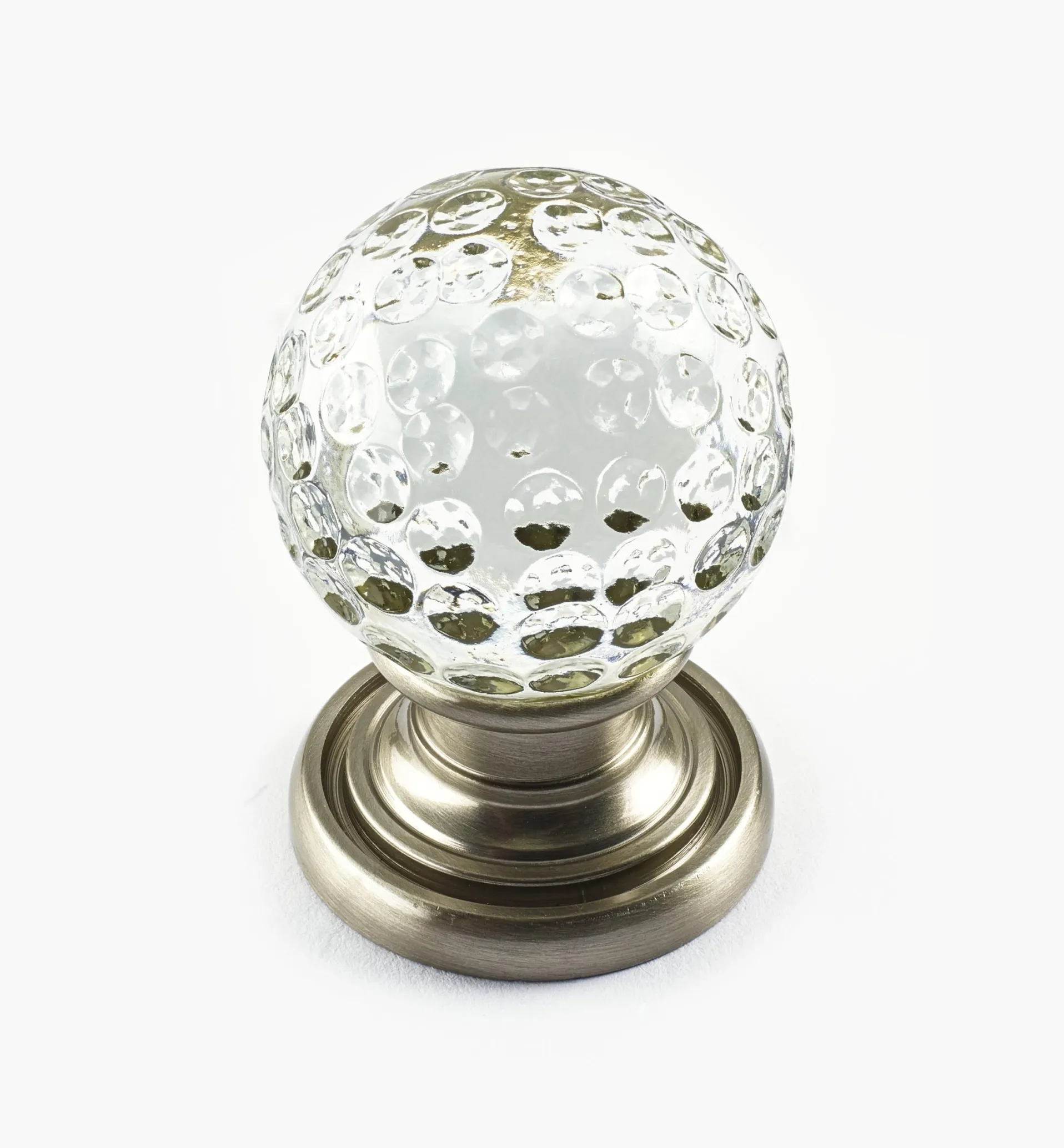 Lee Valley Glass Dimpled Globe Knob
