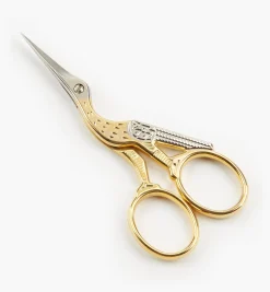 Lee Valley Gold-Plated Stork Scissors