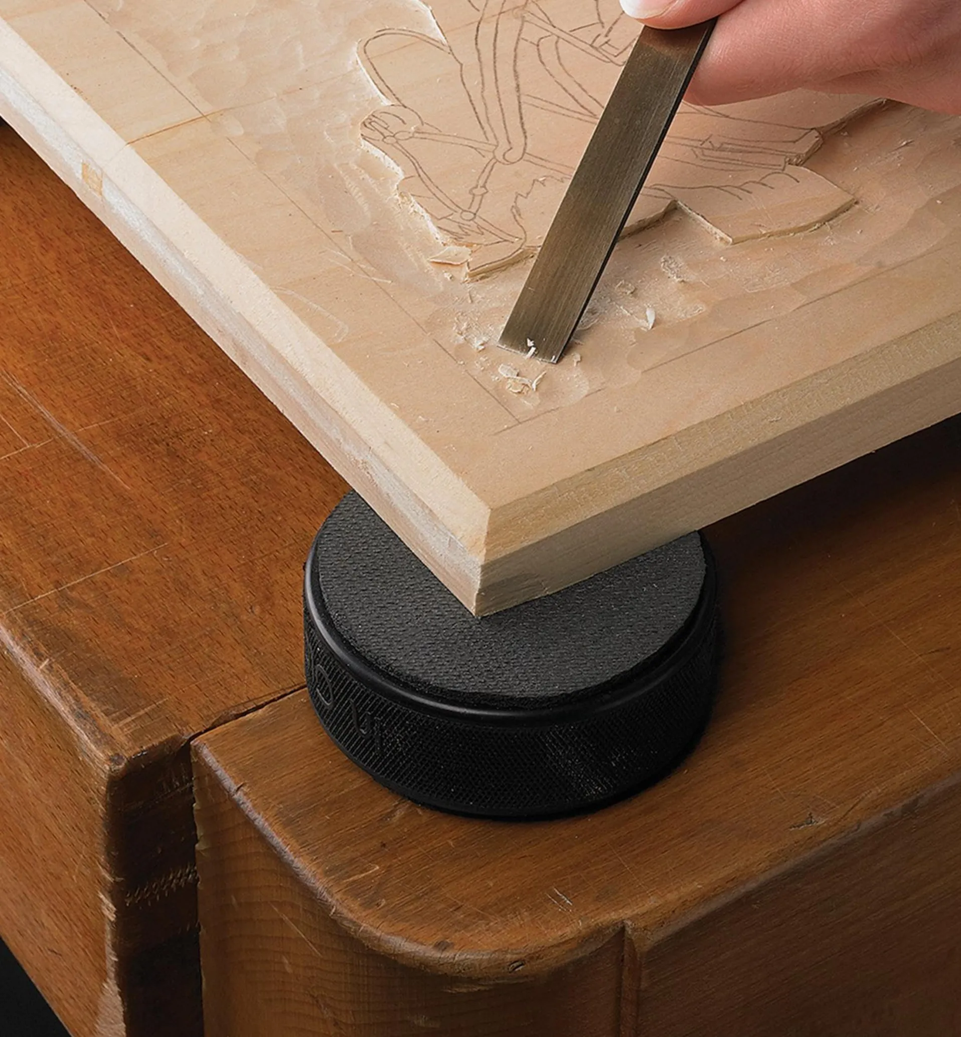 Lee Valley Grip Discs For Hockey Pucks