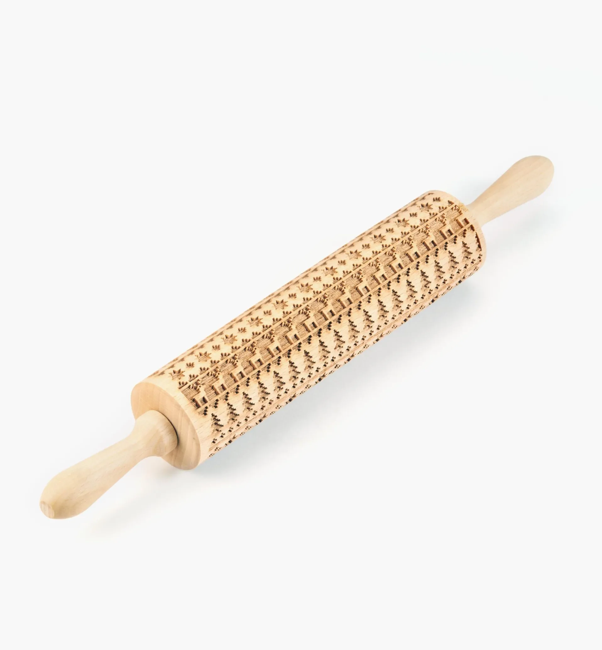 Lee Valley Holiday Sweater Embossing Rolling Pin