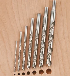 Lee Valley HSS Lipped Imperial Brad-Point Drills