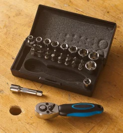 Lee Valley Imperial Compact 28-piece Ratchet Set