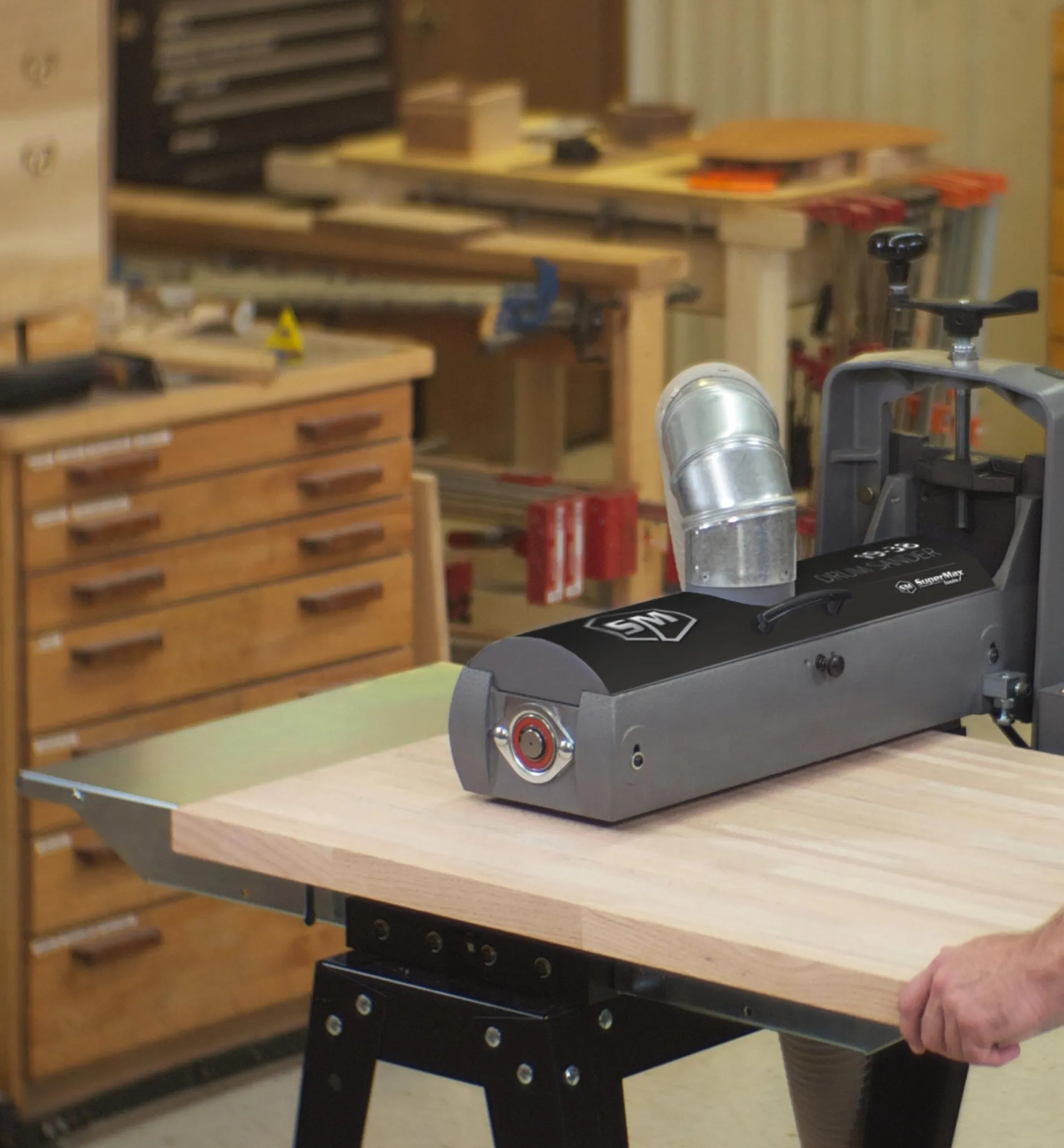 Lee Valley Infeed/Outfeed Tables For Laguna 19-38 Drum Sander