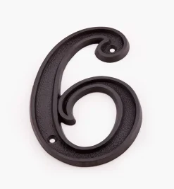 Lee Valley Italic Cast Brass House Numbers