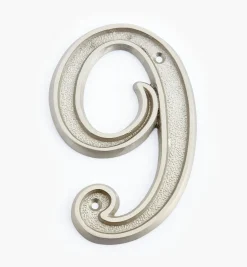 Lee Valley Italic Cast Brass House Numbers