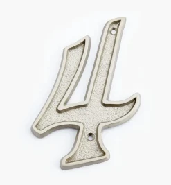 Lee Valley Italic Cast Brass House Numbers