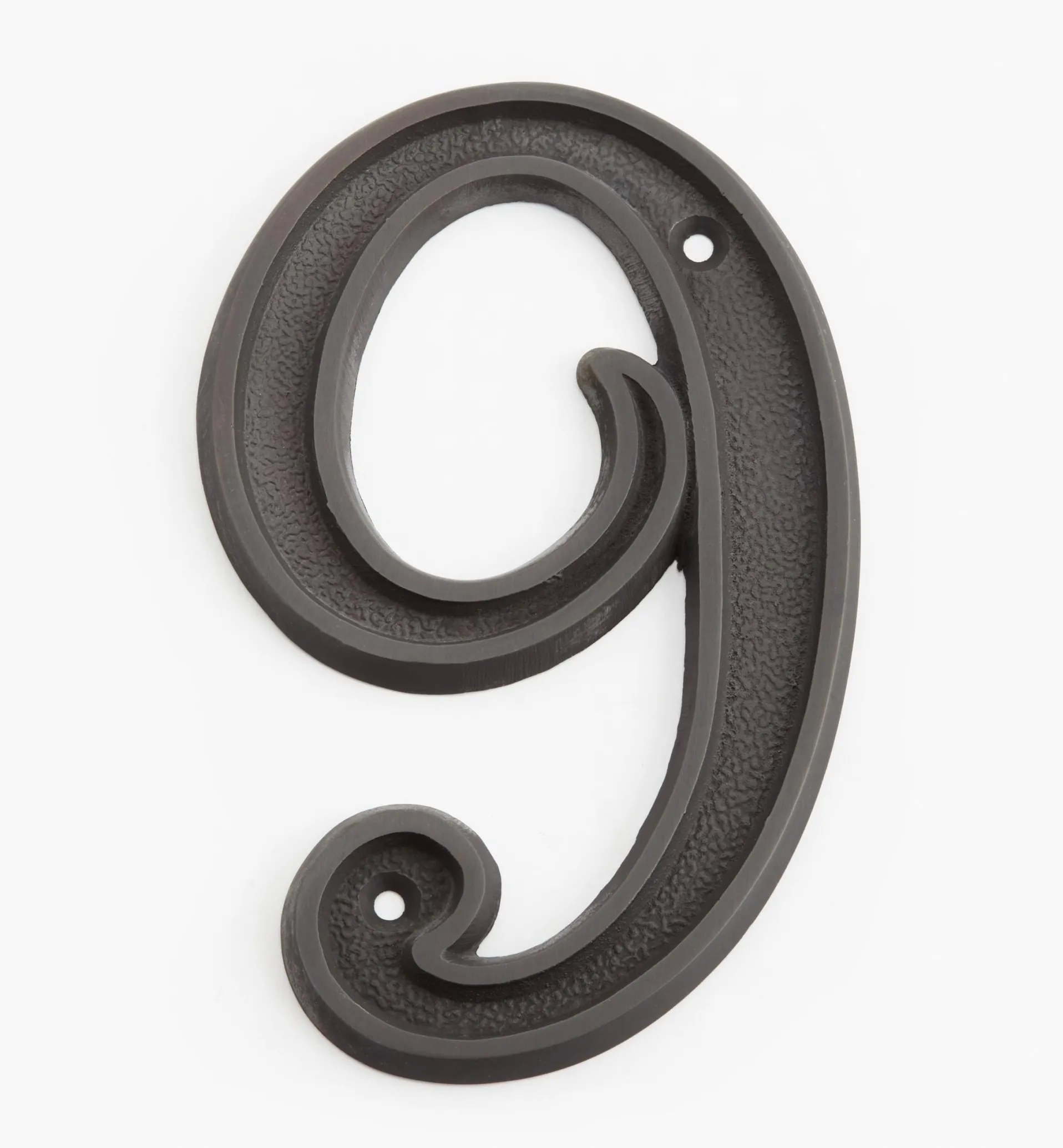 Lee Valley Italic Cast Brass House Numbers