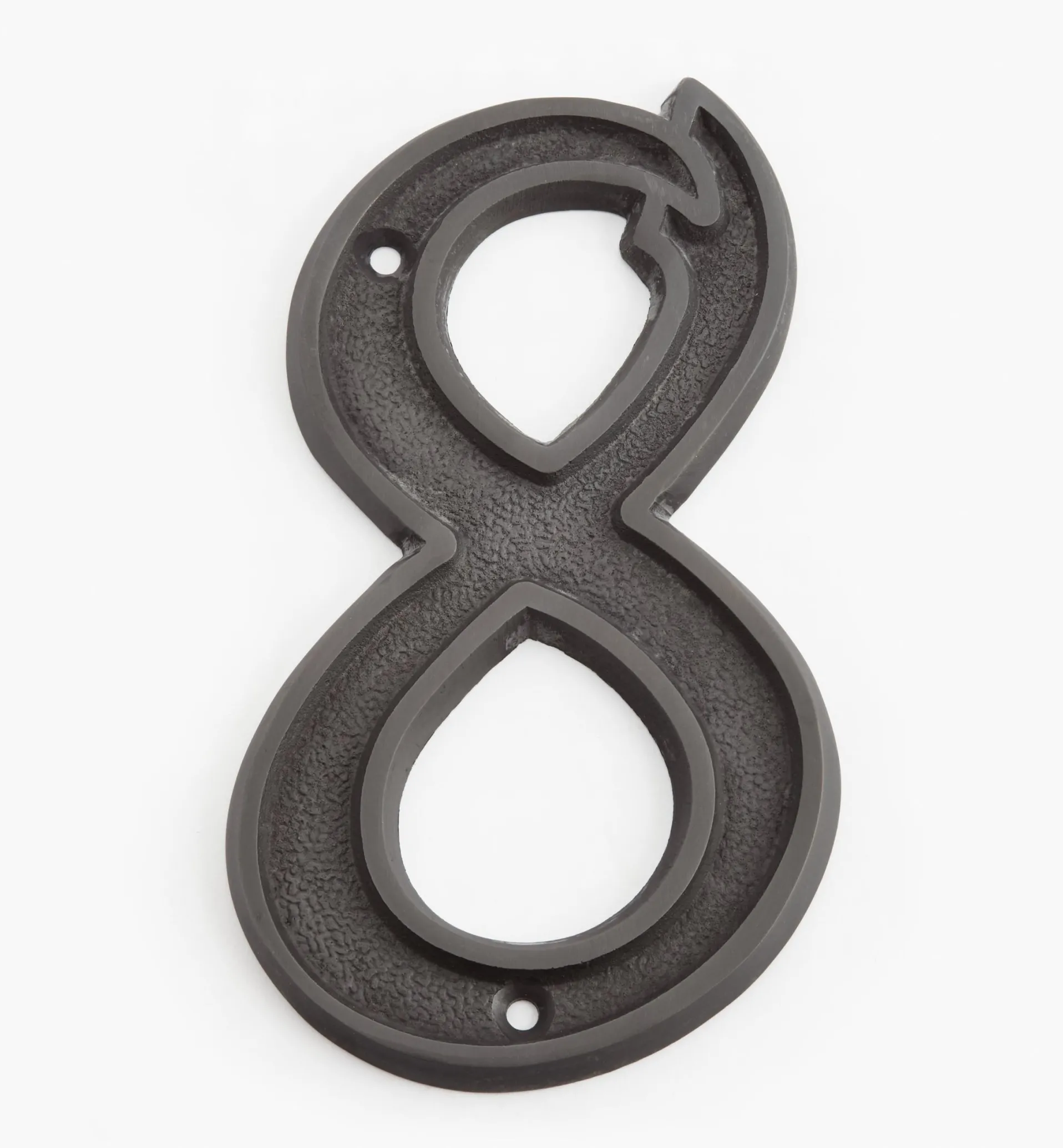 Lee Valley Italic Cast Brass House Numbers