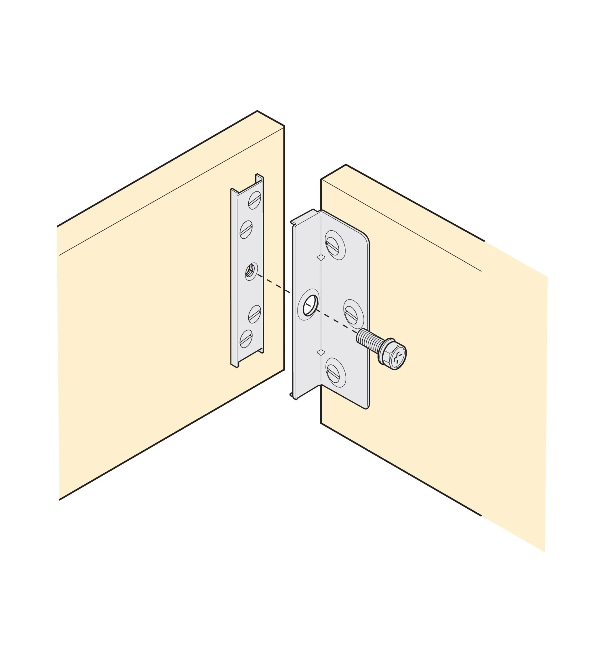 Lee Valley Knock-Down Bed Hardware