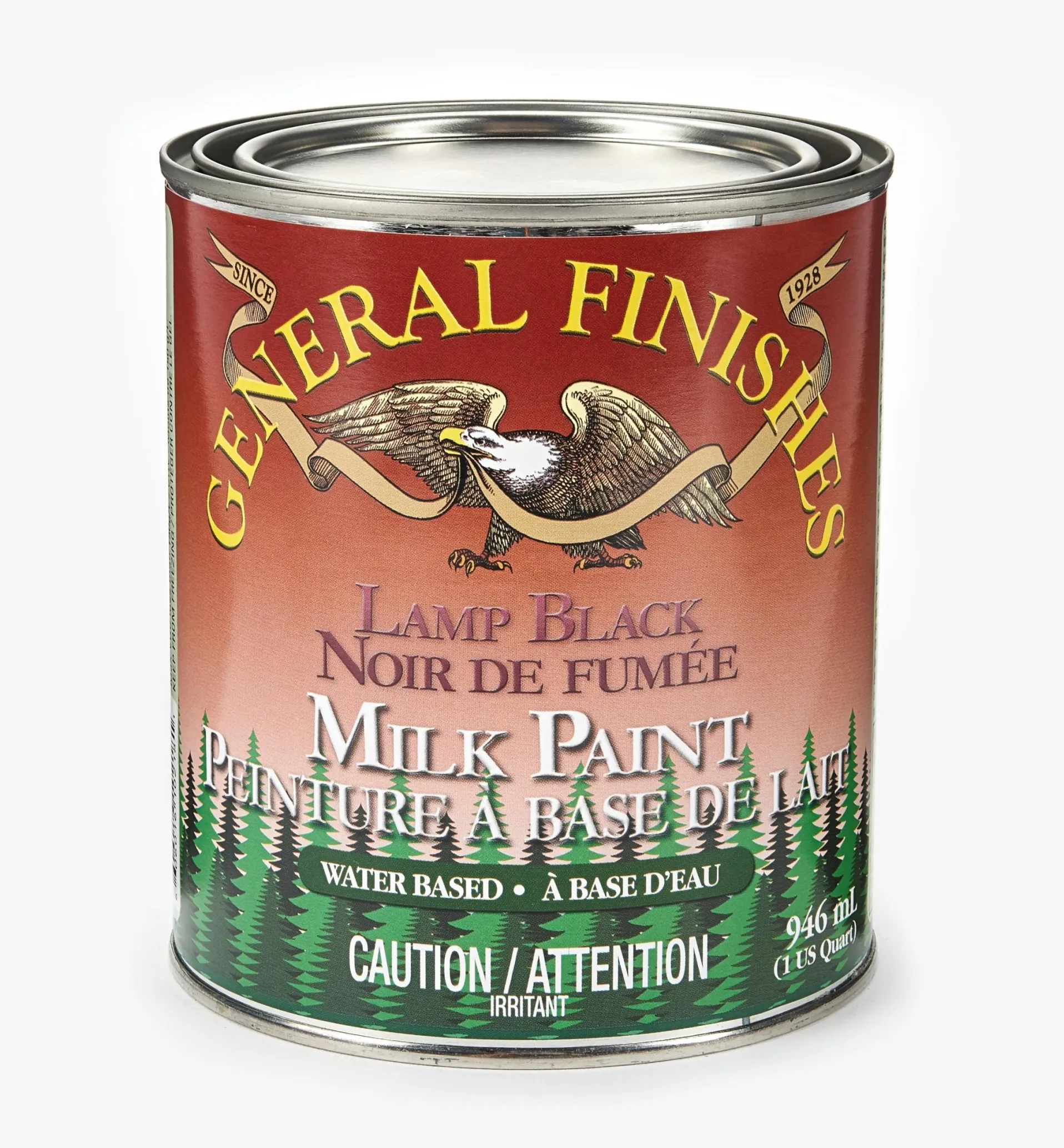 Lee Valley Lamp Black General Milk Paint