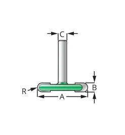 Lee Valley Large-Diameter Flute And Bead Bits